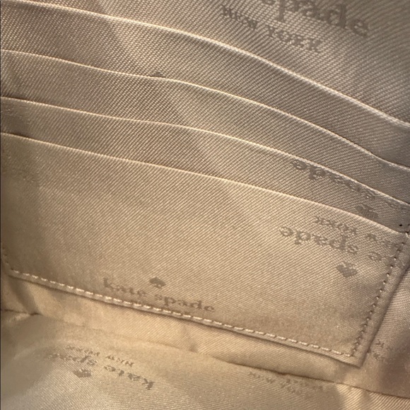 KATE SPADE Leila Medium Blue Leather Wristlet - Picture 5 of 12